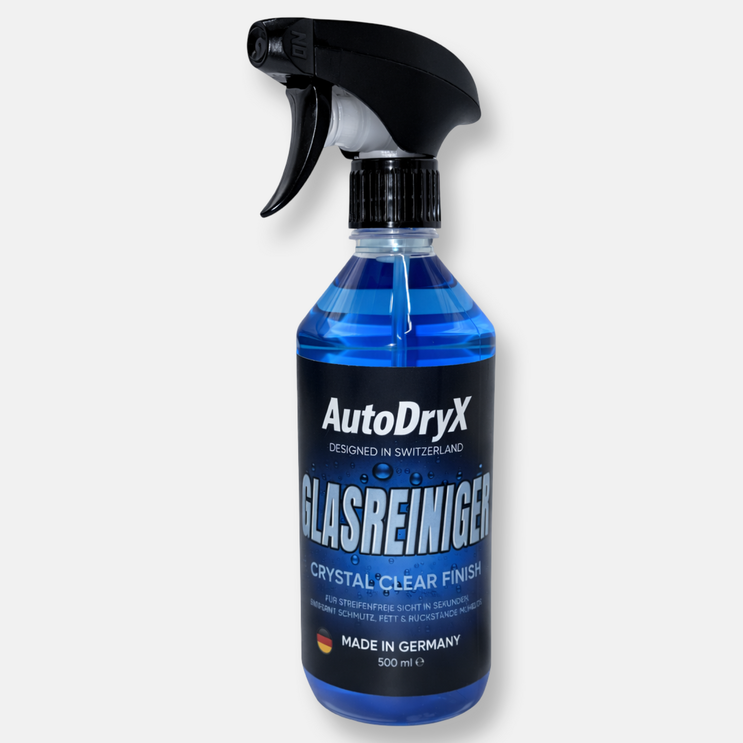 AutoDryX Glasreiniger – Crystal Clear Finish