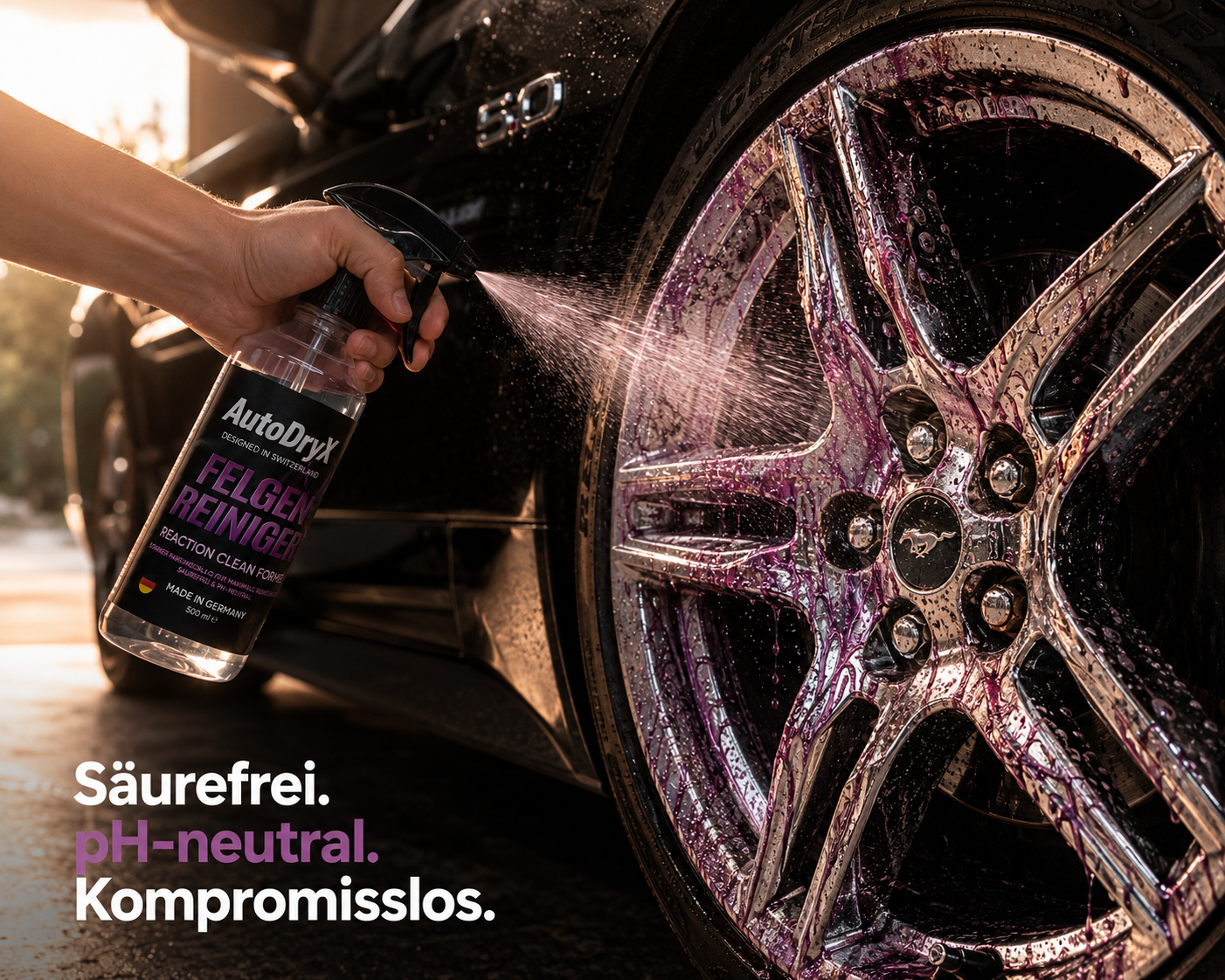 AutoDryX Felgenreiniger – Reaction Clean Formel